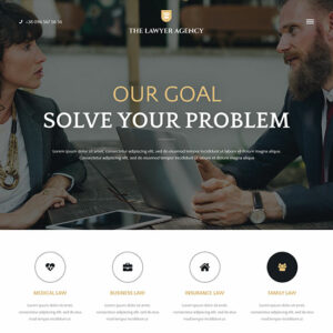 Corporate & Lawyer Firm PSD Website Template